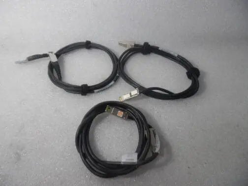 Lot of 3 EMC 038-003-509 HSSDC Fiber Channel Cable SFP