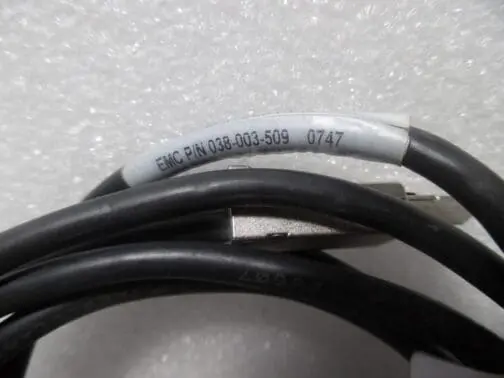 Lot of 3 EMC 038-003-509 HSSDC Fiber Channel Cable SFP - Image 2