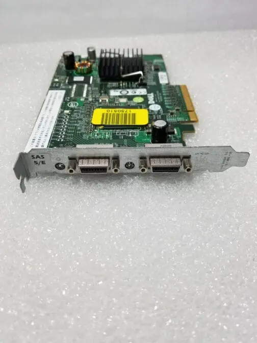 Dell M778G PERC 5/E 2 Channel 8PORT PCI-E SAS Controller Full Height - Image 2