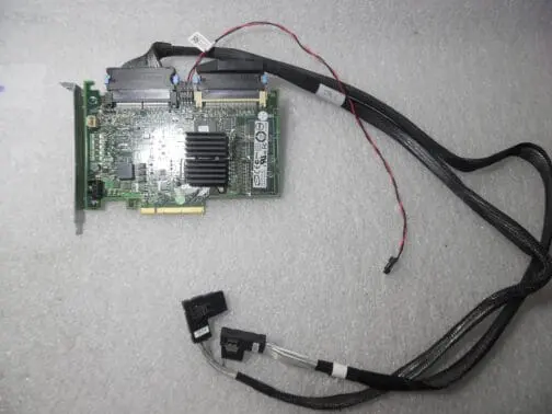 DELL TT774H - PERC 6/I DUAL CHANNEL PCI-EXPRESS SAS RAID CONTROLLER/Full Height W/ T410 Cables W746G U867G