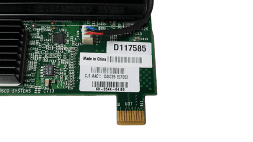 Cisco D117585 Dual Port 10Gb Virtual Interface Card 68-3544-04 No SFPs - Image 4