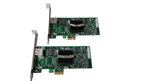 Lot of 2 Dell - Intel Pro/1000 PT 1 Port 1GB Network Adapter FH Bracket U3867