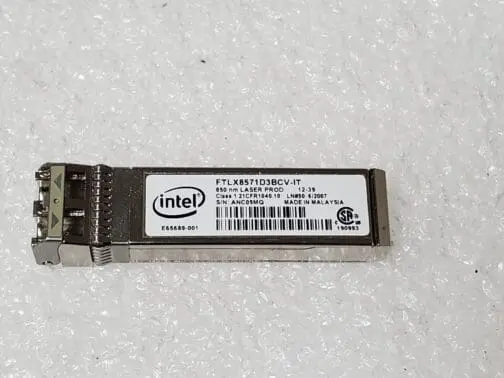 Intel / Dell 10GB 850nm Ethernet SFP+ Transceiver FTLX8571D3BCV-IT / R8H2F