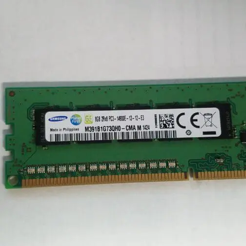 8GB Samsung HP 712288-581 PC3-14900E DDR3 2Rx8 Unbuffered ECC Server Memory RAM