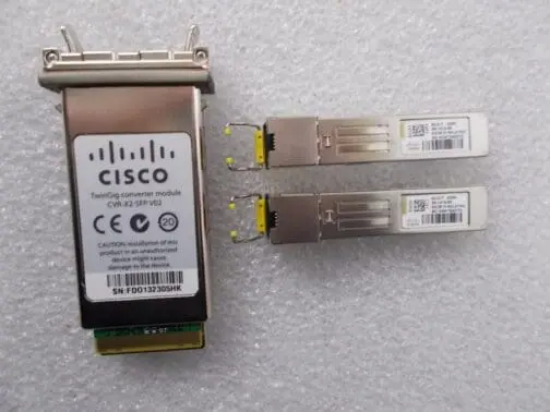 Cisco CVR-X2-SFP-V02 Dual Port SFP TwinGig Converter Module // SFP+