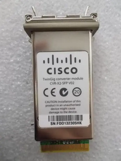 Cisco CVR-X2-SFP-V02 Dual Port SFP TwinGig Converter Module // SFP+ - Image 3