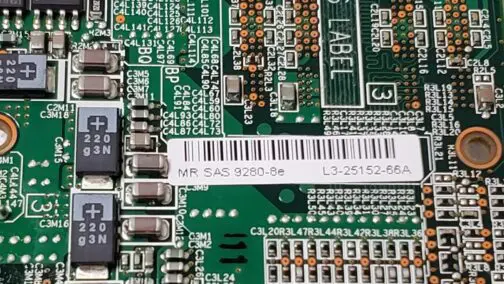 LSI MegaRAID MR SAS 9280-8e // L3-25152-56A 512MB SAS RAID Controller Card - Image 4