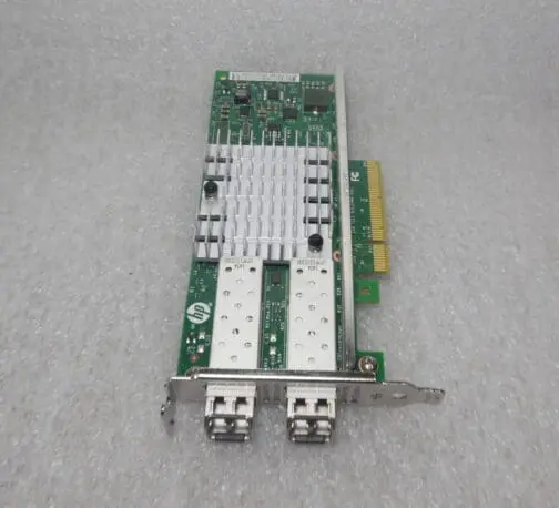 HP 560SFP+ 10Gb 2-port Gigabit Network Adapter 665247-001 LP Bracket SFP+ - Image 2