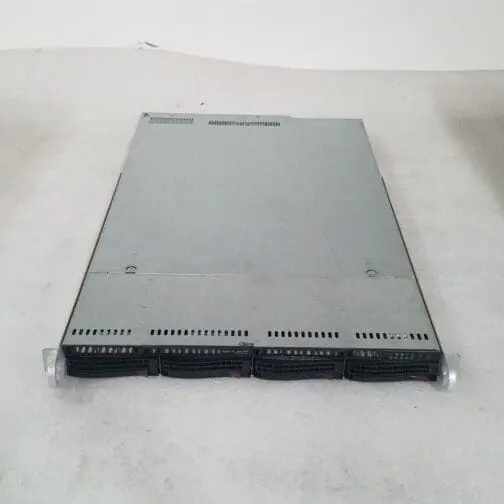 Supermicro 1U Server X9DRW-3F 2x E5-2640 2.5ghz 12 Cores / 32gb / Raid / 4xTrays