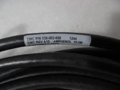 EMC Amphenol 038-003-658 10M SAS Mini-SAS External Cable SFF-8088 - Image 3