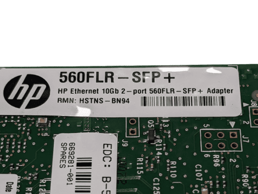 HP 665243-B21 665241-001 560FLR-SFP+ 10 GB Ethernet Adapter No SFPs - Image 4