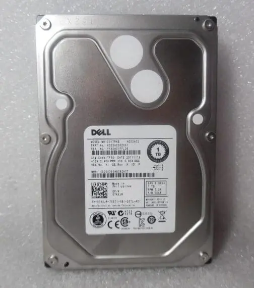 Dell 7KXJR // MK10001TRKB Enterprise Class 1TB 7.2K SAS 3.5" HDD