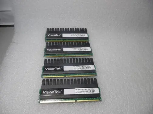 Bundle of 4 VisionTek VTK 4GB PC3-12800 CL8 1600 LP - Image 3