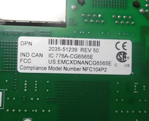 Dialogic NMS CG6565E DB 4TE PCIe x4 CG Series Media Board 2035-51239 Rev.50 - Image 2