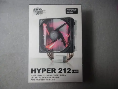 Cooler Master Hyper 212 LED CPU Cooler w/PWM Fan for AMD/Intel