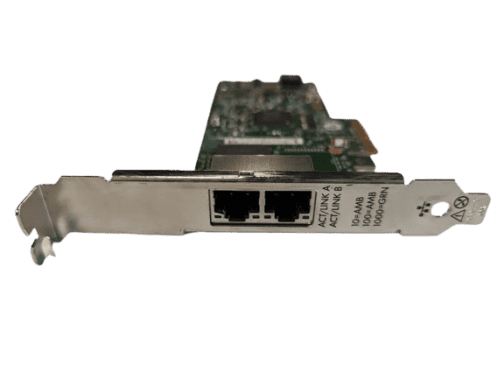 HP Ethernet Gigabit 2 Port 361T Adapter PCI-e 656241-001 652495-001 Full Height - Image 2