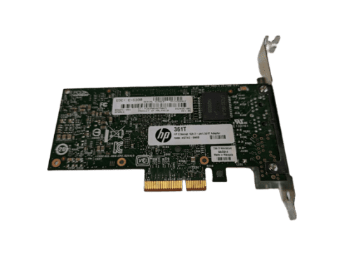 HP Ethernet Gigabit 2 Port 361T Adapter PCI-e 656241-001 652495-001 Full Height - Image 3