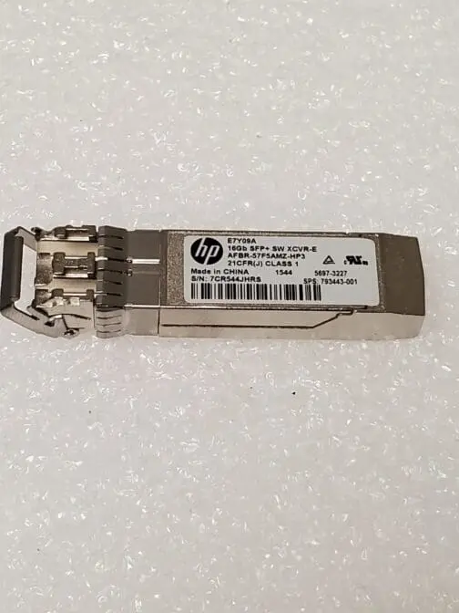 1x HP (E7T09A) 16GB SFP+ SW TRANSCEIVER 793443-001