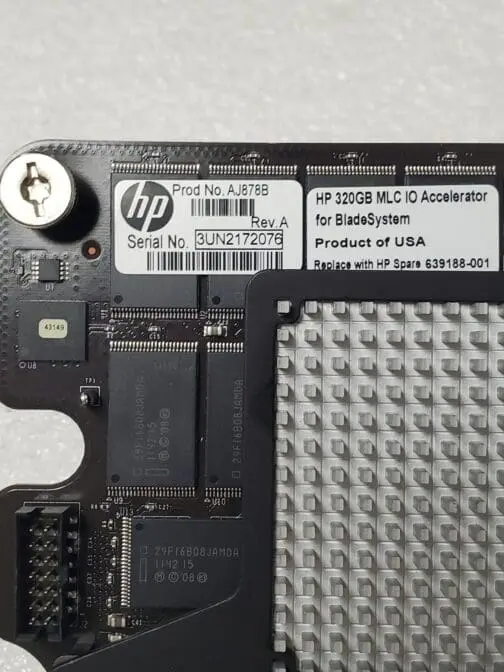 HP 320GB SSD Fusion IO Accelerator AJ878B No Battery - Image 3