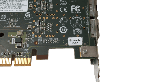 Brocade 1020 Dual Port 10Gb Network Adapter Full Height Bracket - No SFPs - Image 4