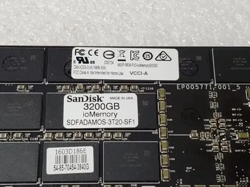 Sandisk Fusion ioMemory SX300 3.2TB SSD SDFACAMOS-3T20-SF1 Full Height - Image 3