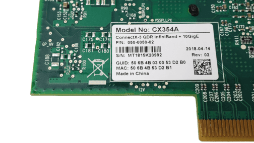 Mellanox ConnectX-3 QDR InfiniBand 10GbE 050-0050-02 CX354A Low Profile - Image 4