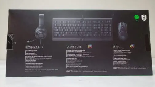 New Open Box Razer Power Up Bundle Cynosa/Keyboard Viper/Mouse Kraken/Headset - Image 2