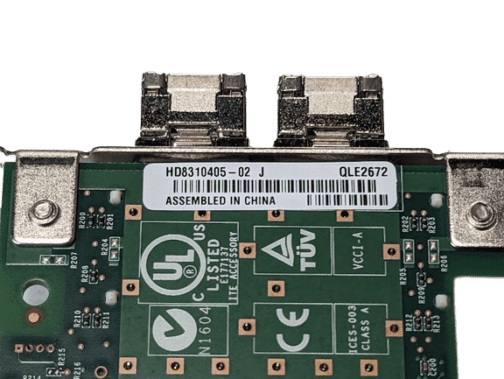 Qlogic QLE2672 HD8310405-02 16Gbps Dual Port Fibre Channel Adapter FH w/ SFPs - Image 4