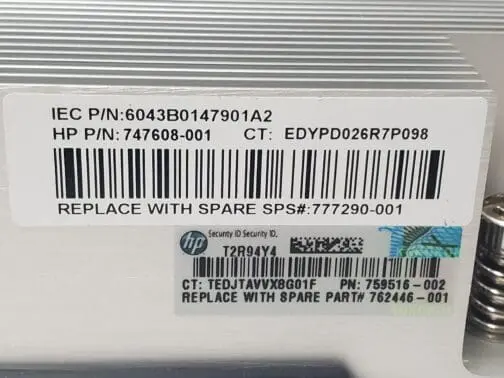 HP DL380p Gen9 Heatsink 747608-001 - Image 3