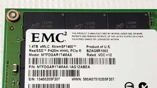 EMC2 Xtreme SF 1.4TB HHHL PCIe SSD MTFDGAR1T4MAX - Image 3