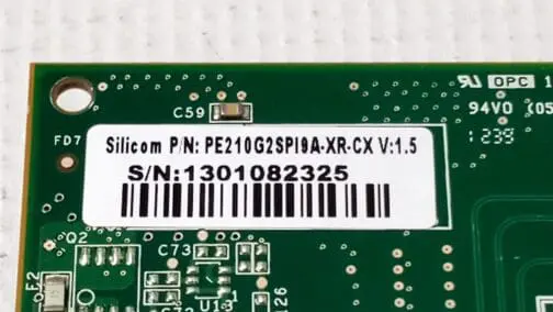 Silicom Dual Port 10Gb Network Adapter PE210G2PI9A-XR-CX No SFPs - Image 4