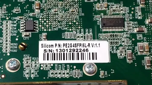 Silicom Quad Port SFP Network Adapter PE2G4SFPI6L-R No SFPs - Image 4