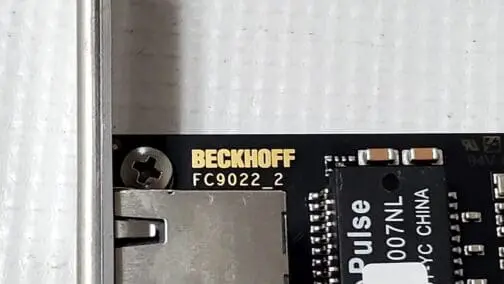 Beckhoff FC9022_2 Dual Port Gigabit Ethernet Card Full Height Bracket - Image 3