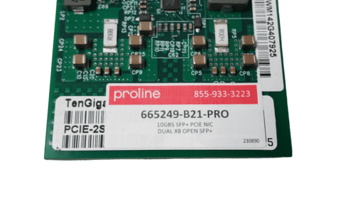 Proline 10Gb 2-port Gigabit Network Adapter 665249-B21 FH Bracket No SFPs - Image 4