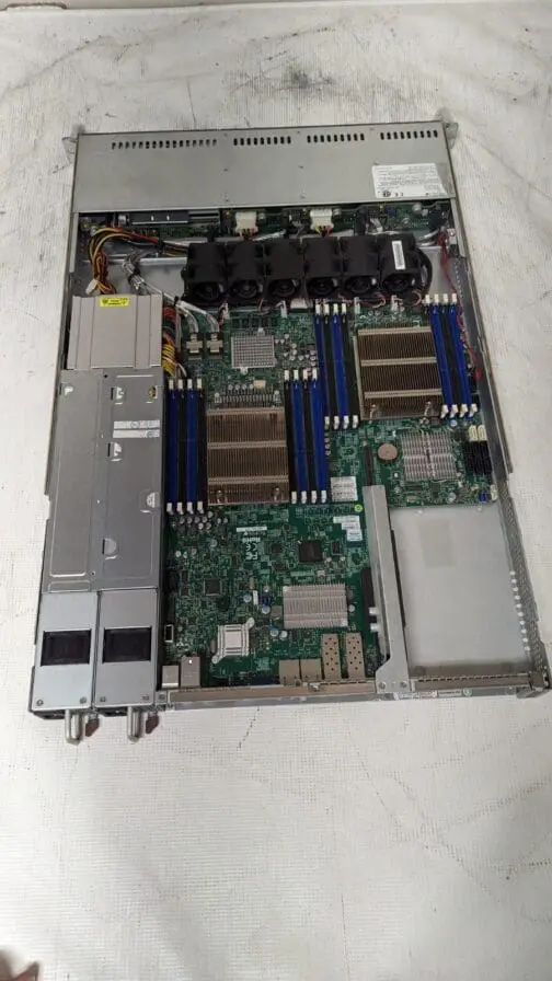 Supermicro 1U Server X9DRW-iF 2x E5-2680 v2 2.8ghz / 128gb / 10xTrays / 2x 700w - Image 2