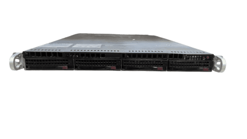 Supermicro 1U Server X9DRW-iF 2x E5-2680 v2 2.8ghz / 128gb / 4xTrays / 2x 700w