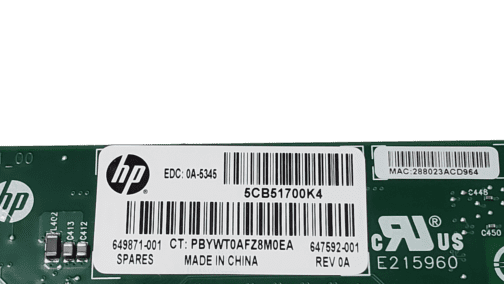 HP 331T 1GB Quad Port Ethernet Adapter 647592-001 / 649871-001 FH Bracket - Image 4