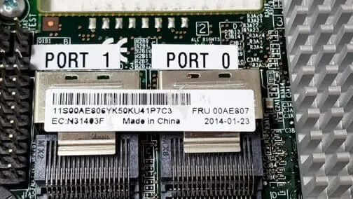 IBM M5110 8 Port 6Gb Raid Controller 00AE807 / 90Y4449 / 81Y4481 No Battery FH - Image 2