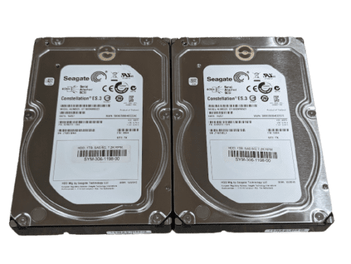 lot of 2 Seagate 1TB 9ZM273-004 SAS 3.5" Constellation ES.3 HDD ST1000NM0023