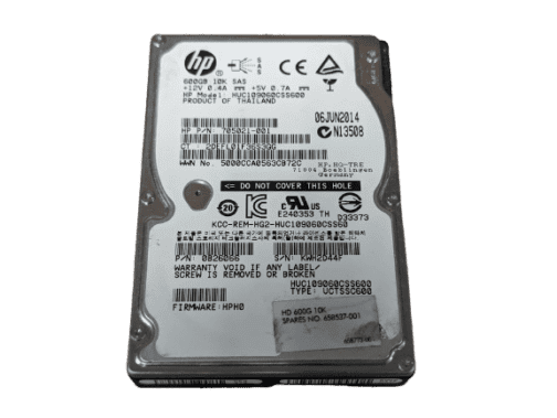 HP 705021-001 600GB 10K 6Gbps SAS 2.5" HUC109060CSS600