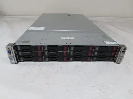 HP Proliant DL380E G8 3.5 2x E5-2470 2.3ghz 16-Cores / 48gb / P420 / 12x Trays