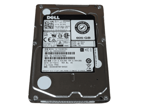 Dell 0K786X 600GB 2.5" SAS 15K 12Gbps Enterprise Class Hard Drive AL13SXB60EA