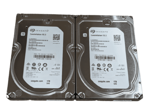 lot of 2 Seagate 1TB 9ZM273-006 SAS 3.5" Constellation ES.3 HDD ST1000NM0023