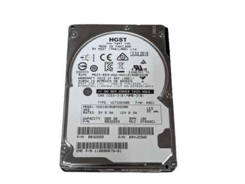 HGST 600GB 10K 2.5" SAS 12Gb/s 128MB Enterprise Hard Drive HUC101860CSS200