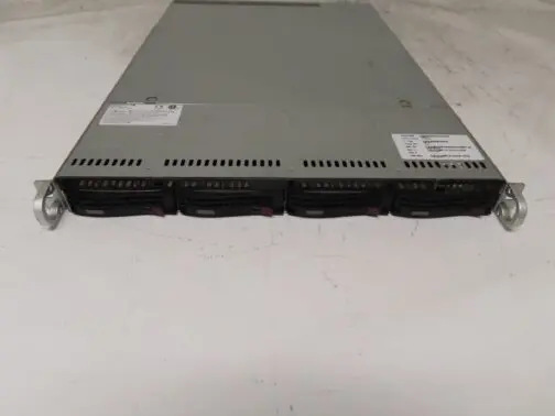 Supermicro 1U X10DDW-i 2x E5-2699 v3 2.3GHz 36-Cores 256gb 4x Trays 600w