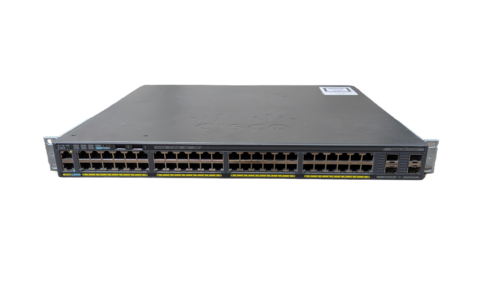 Cisco WS-C2960X-48LPS-L 48 Port 10/100/1000 POE+ GE+4 SFP Switch