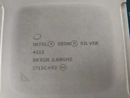 Intel Xeon Silver 4112 4 Core 2.6GHz 8.25MB 85W Processor CPU SR3GN - Image 2