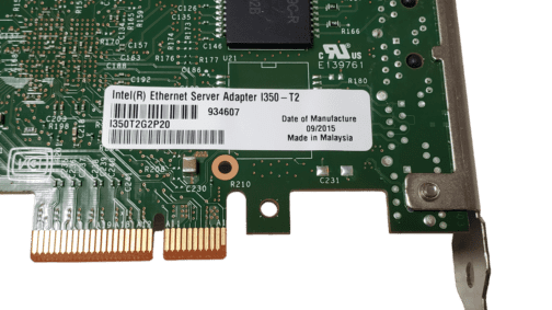 Intel I350-T2 Dual Port 1Gb Network Adapter I350T2G2P20 - 934607 FH Bracket - Image 4