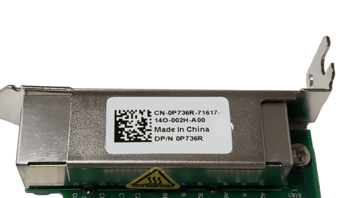 Dell Quad Port 1Gb RJ-45 Network Adapter P736R HH Bracket - Image 4