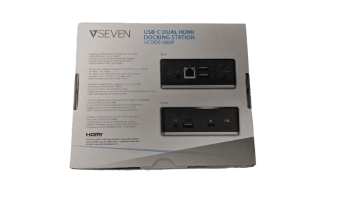 V7 Universal USB-C Docking Station w/ Dual HDMI UCDDS1080P - Image 2